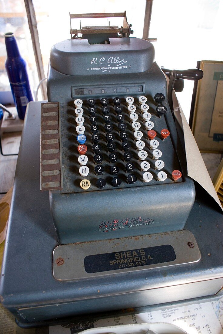 Old American cash register