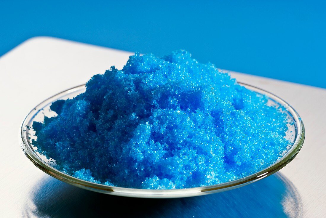 Hydrated copper (II) sulphate