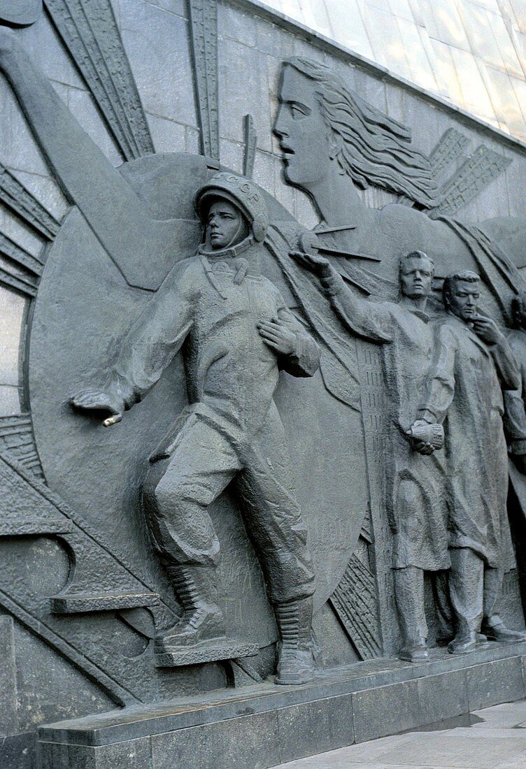 Soviet monument to Yuri Gagarin