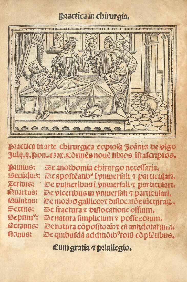 Italian book on surgery,1514