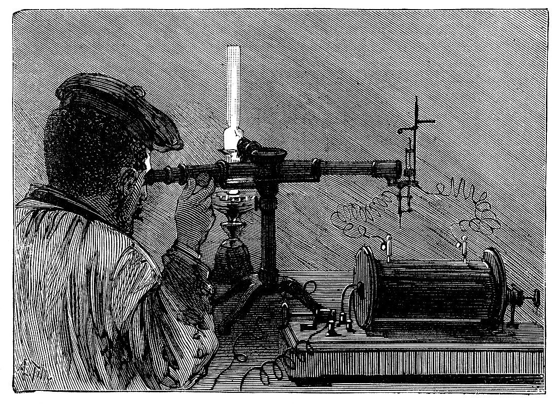 Flame spectroscopy,19th century