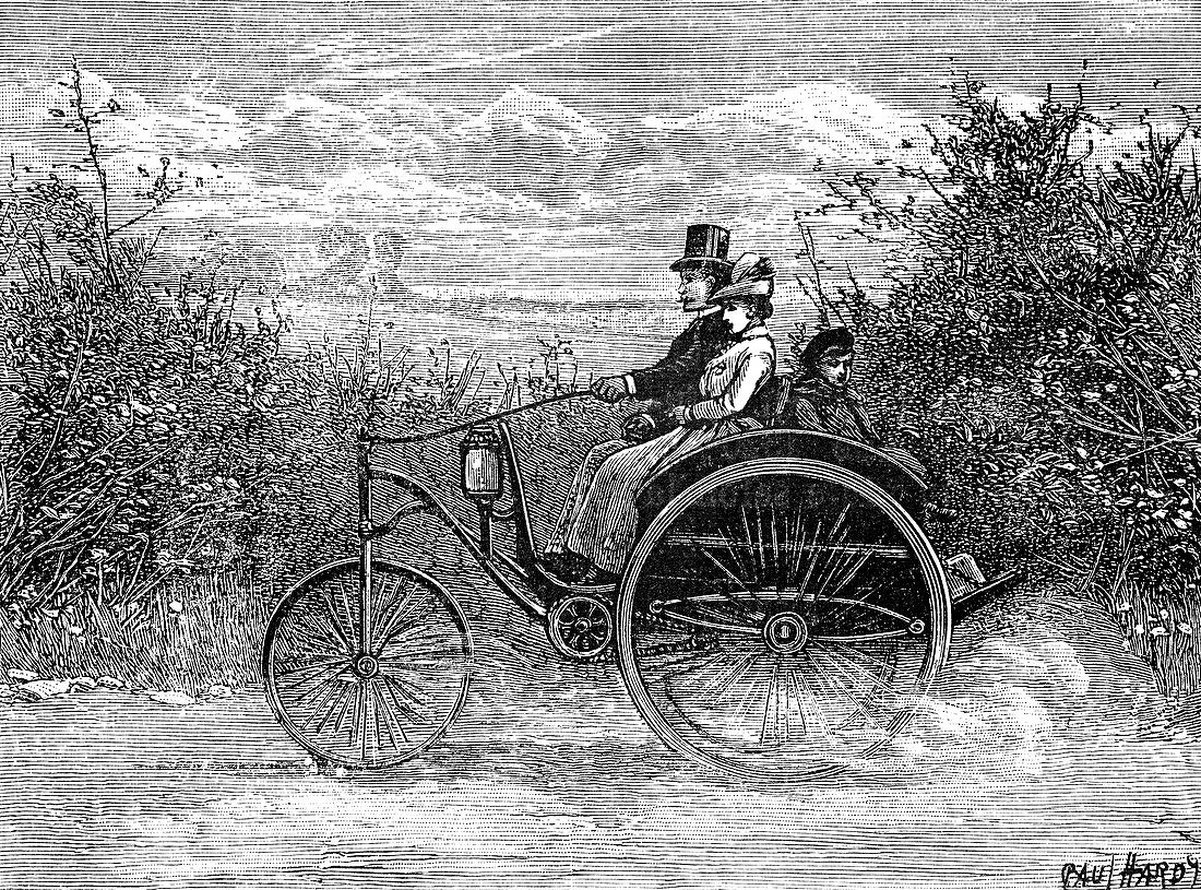 Electric dogcart,19th century