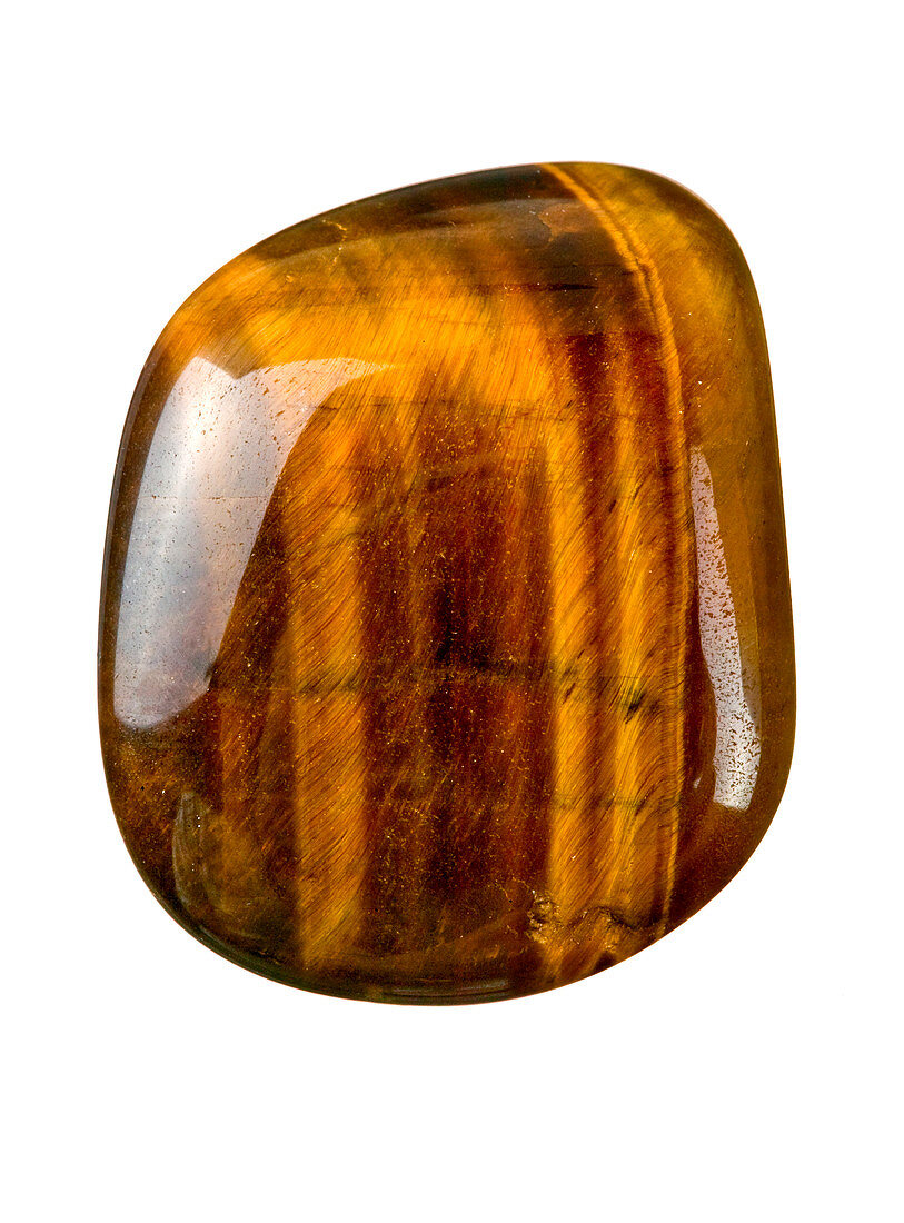 Tiger eye gemstone