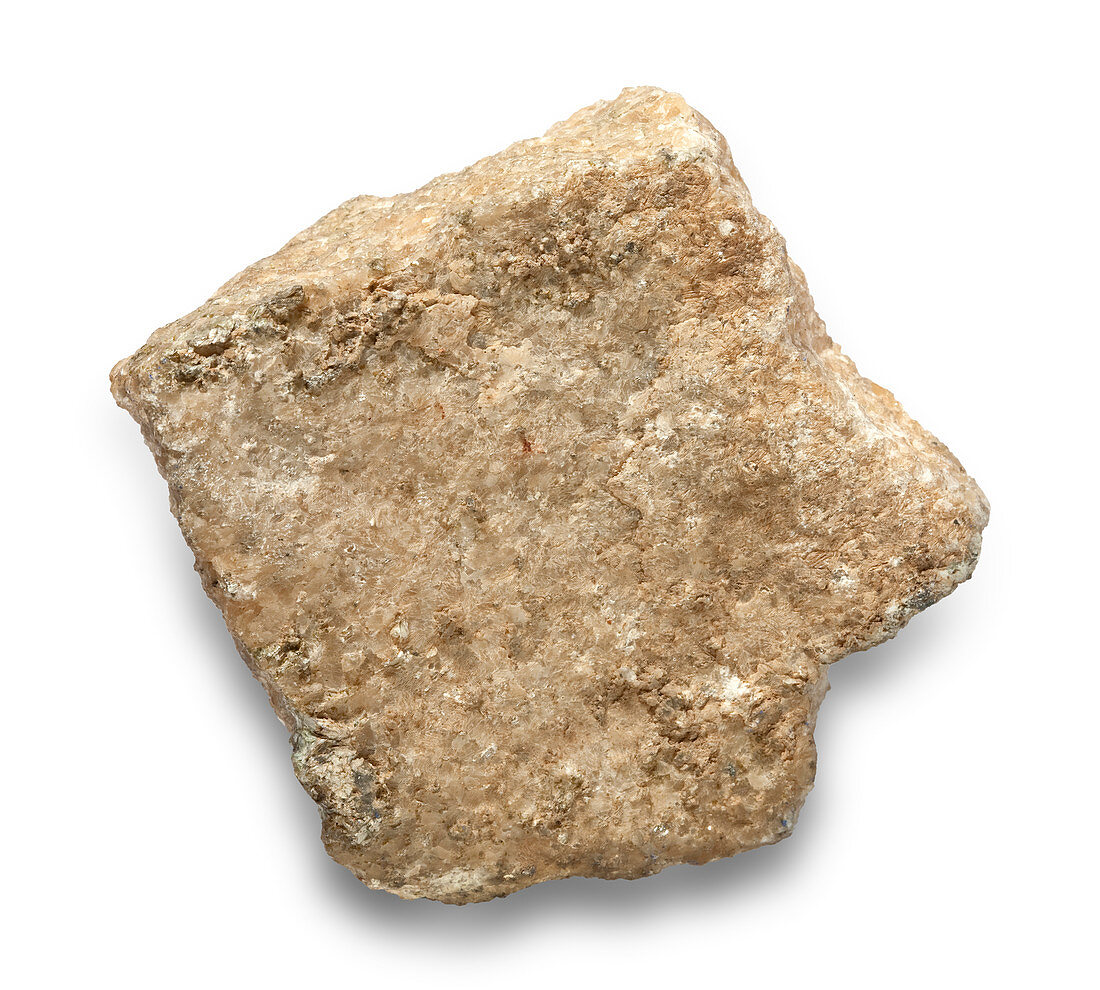Crystalline limestone rock