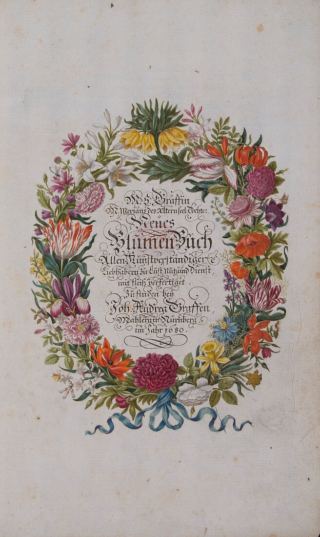 Neues Blumenbuch title page
