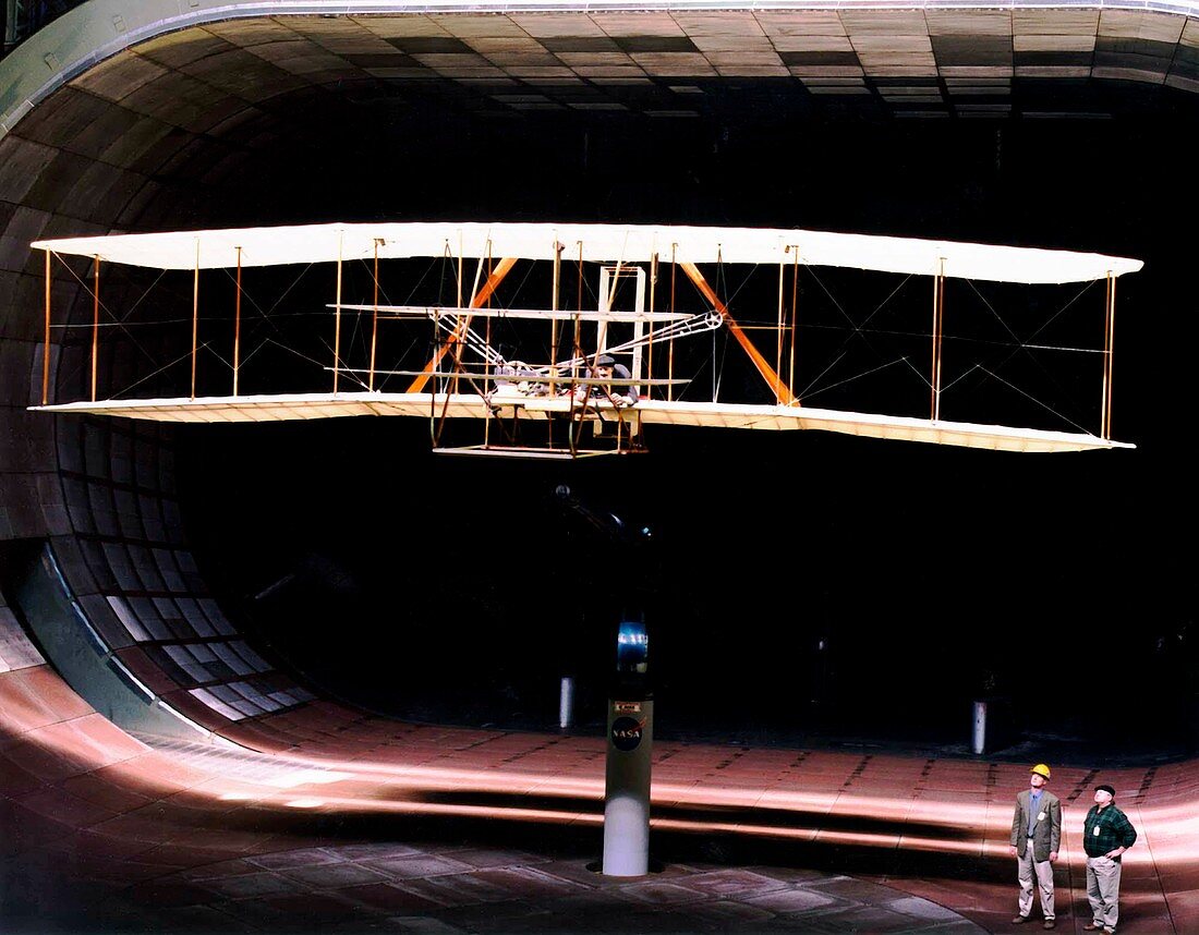 Wright Flyer replica,wind tunnel tests