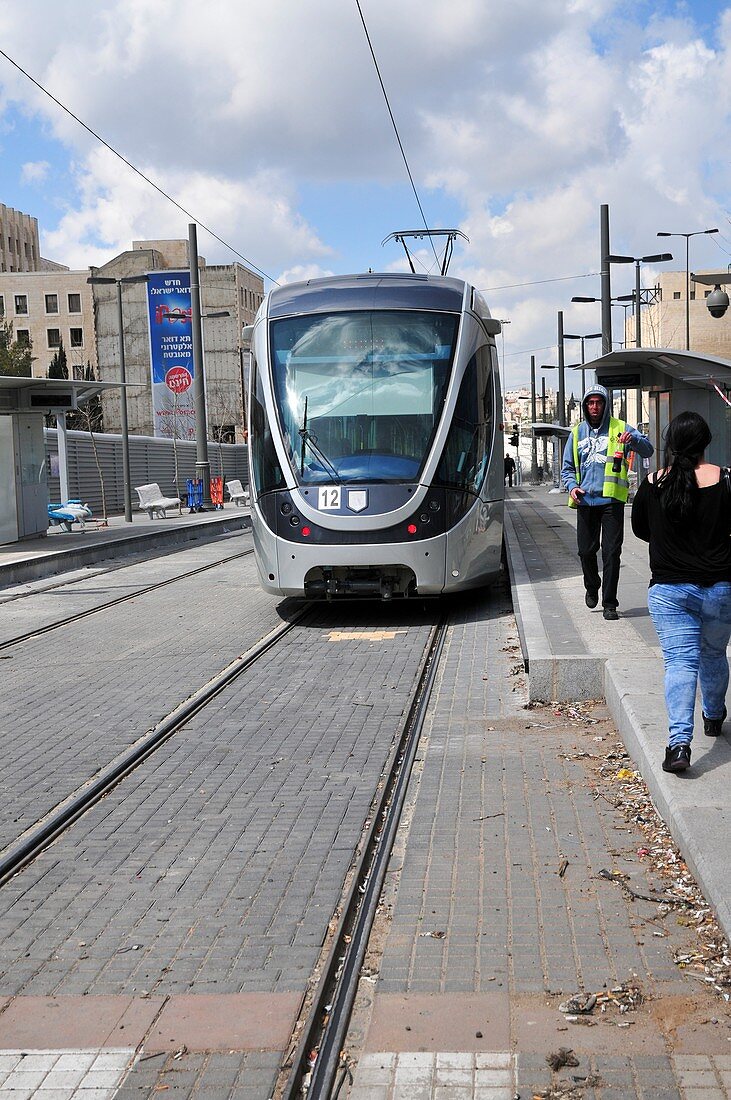 Jerusalem mass transport Light Train