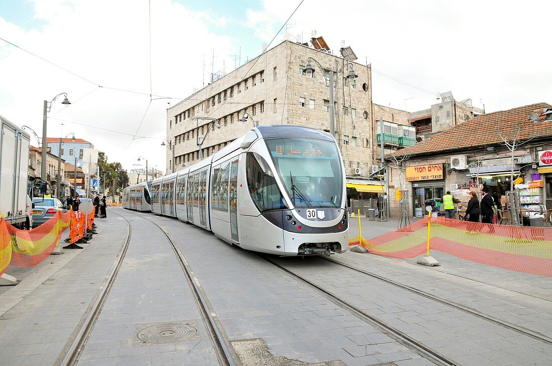 Jerusalem mass transport Light Train