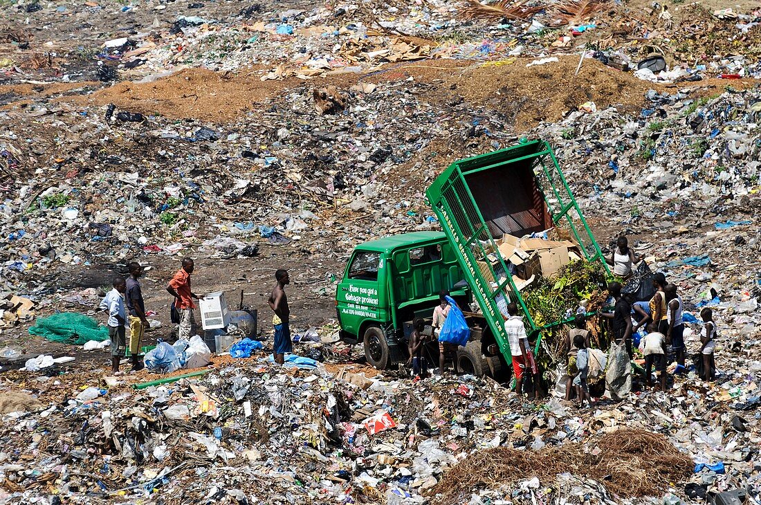 Rubbish dump workers,Sierra Leone