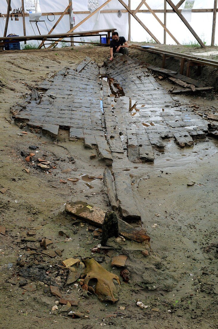 Byzantine boat excavation,Turkey