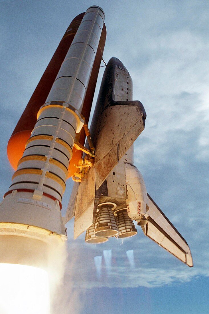 Discovery launching,2007
