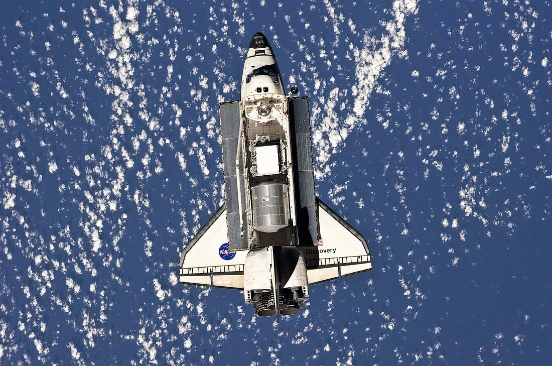 Discovery in orbit,STS-133
