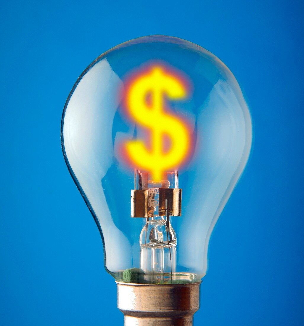 Energy costs,conceptual image