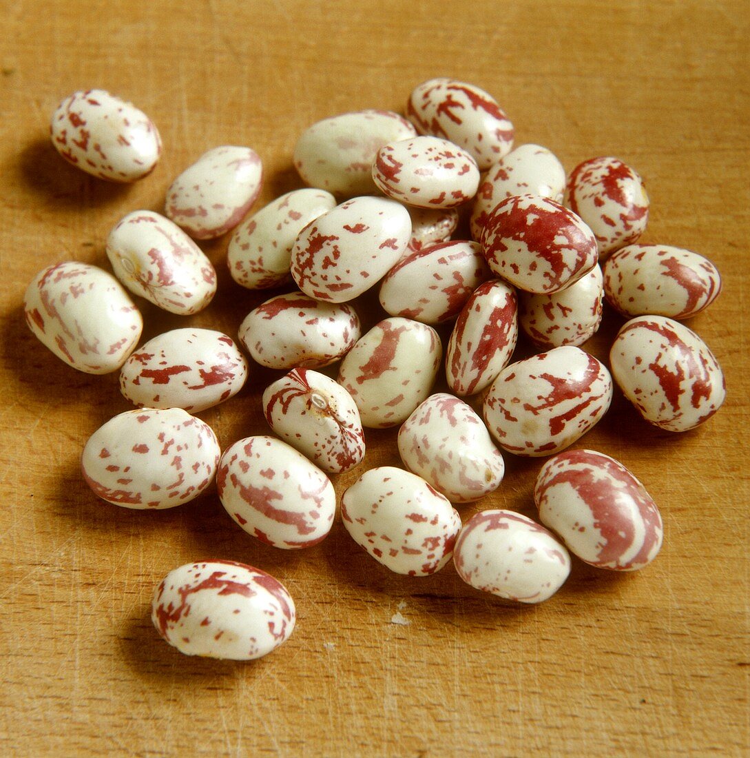 Several borlotto Beans