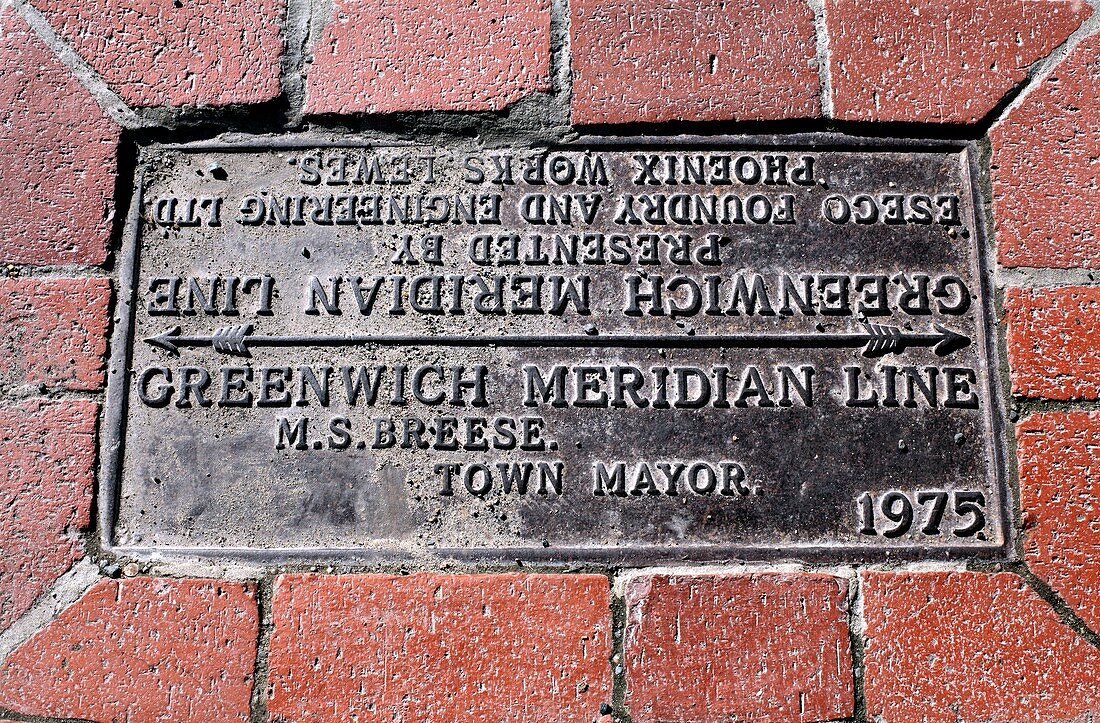 Greenwich Meridian marker