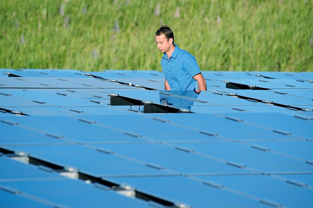 Solar panels,Reunion Island