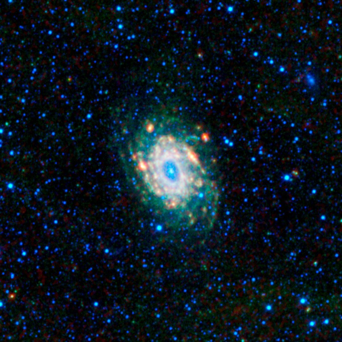 NGC 6744 spiral galaxy,infrared image