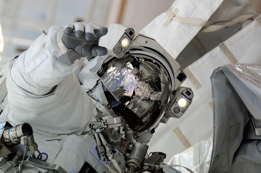 ISS space walk,2010