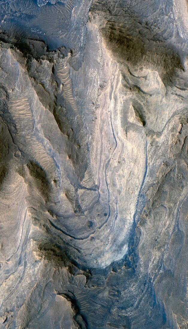 Gale Crater,Mars,satellite image