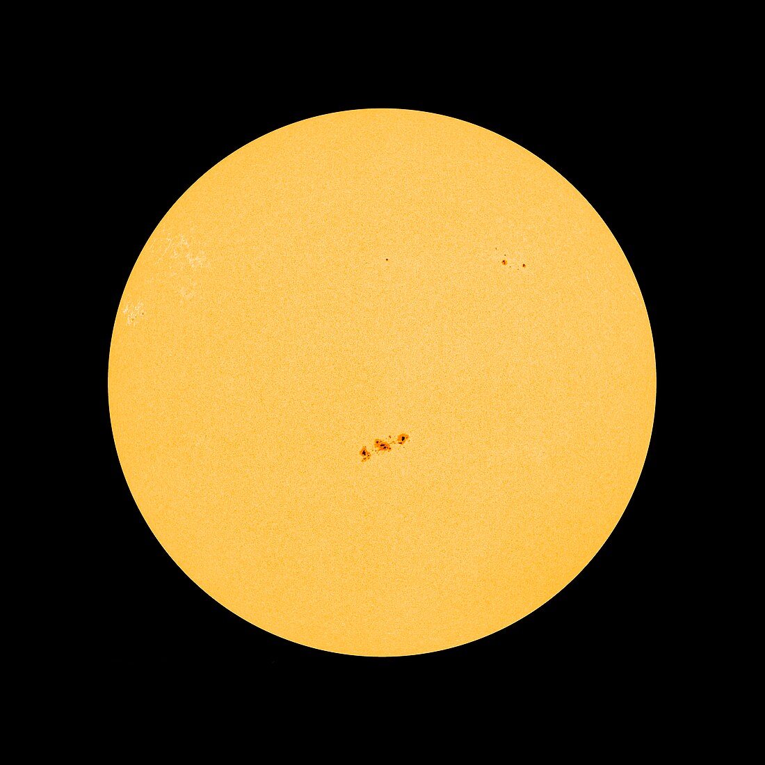Sunspot 1158,SDO image