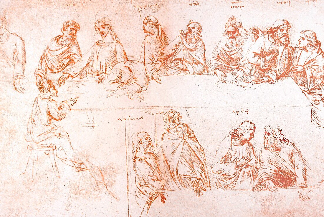 Sketch for the Last Supper