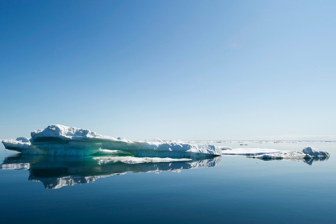 Midnight sun,Nunavut,Canada