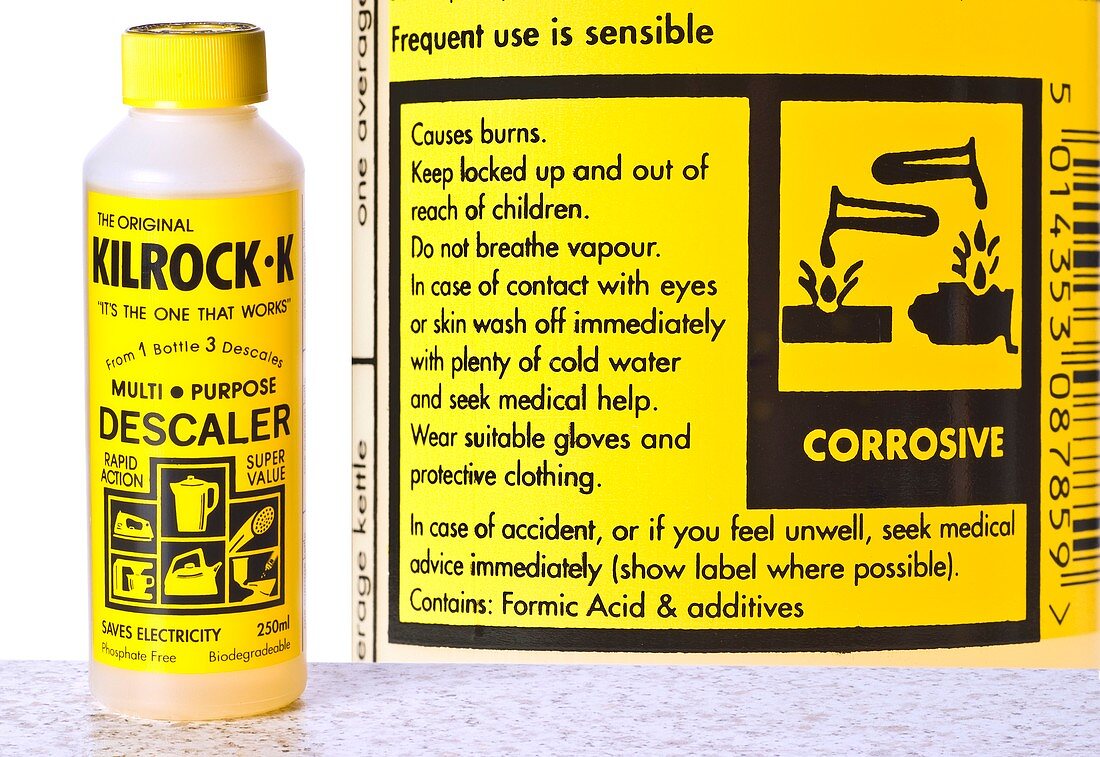 Descaler product and packaging