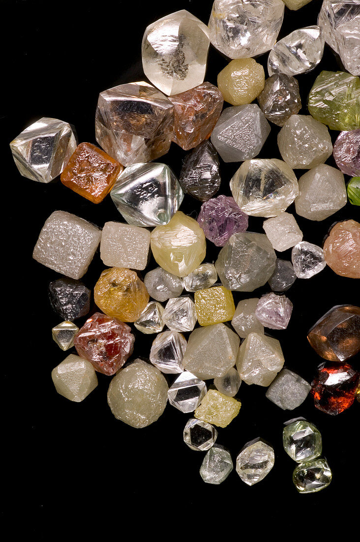 Selection of diamonds