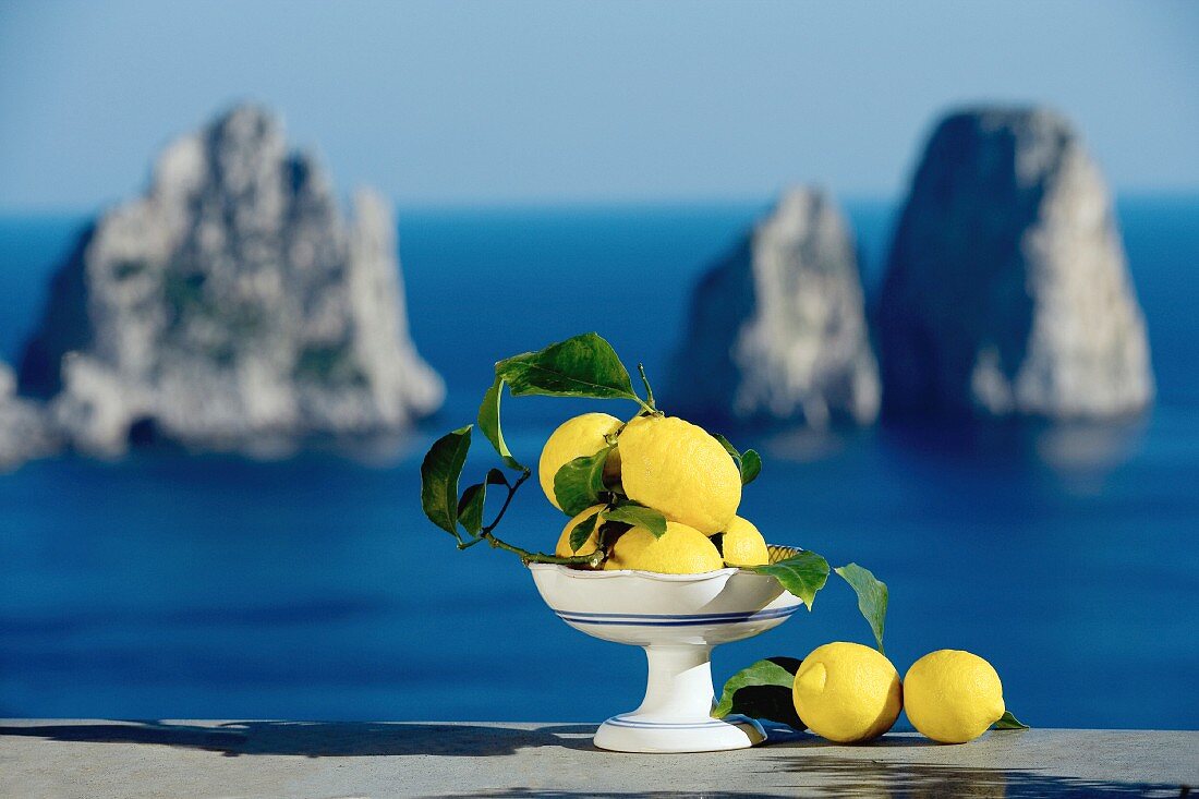 Lemons on the island of Capri