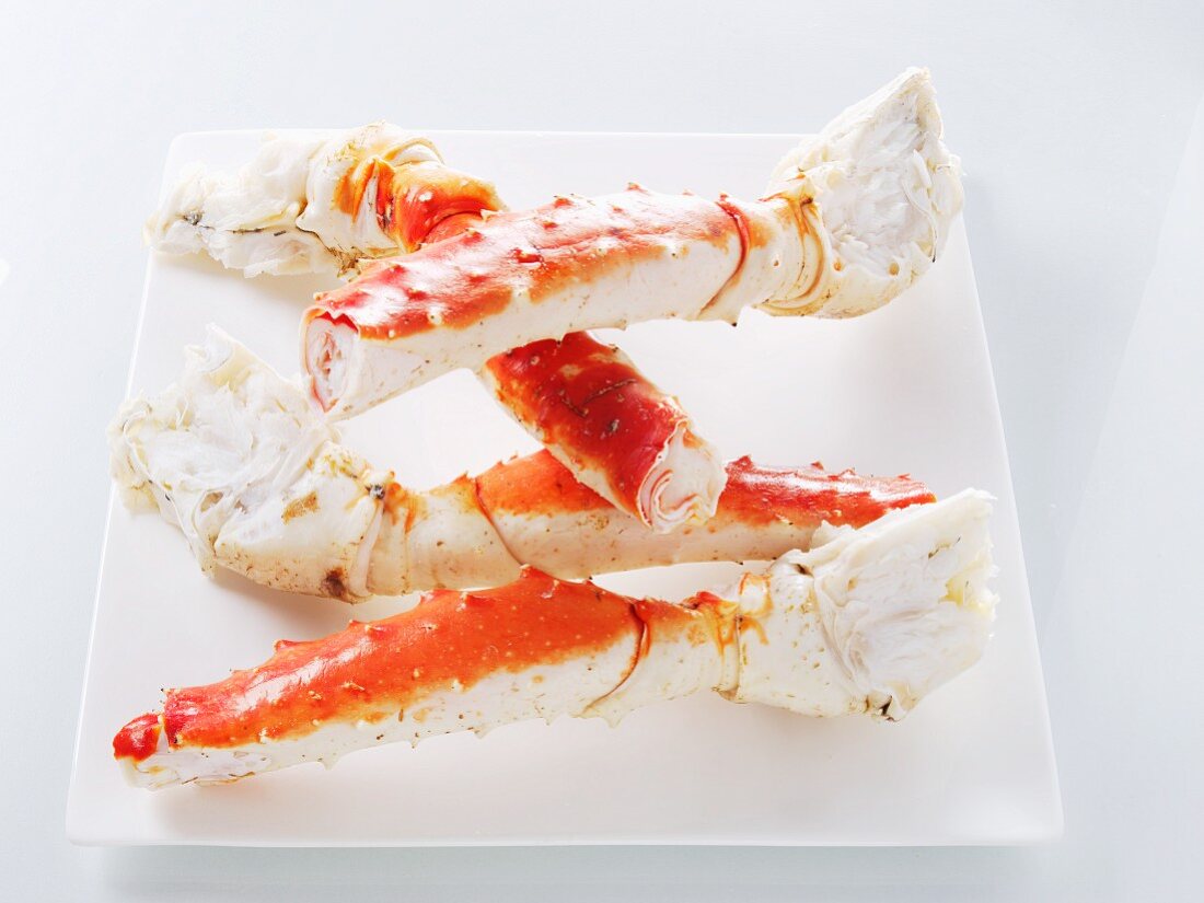 Cooked crab legs