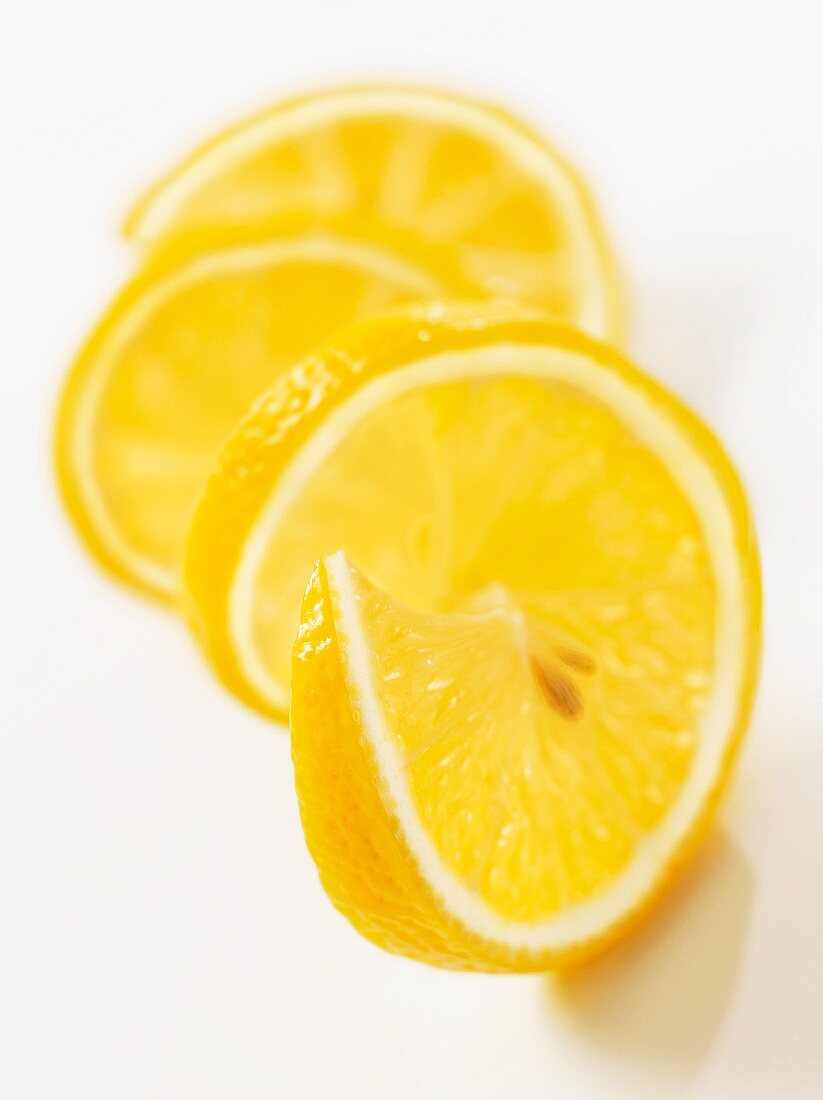 Lemon slices (close-up)