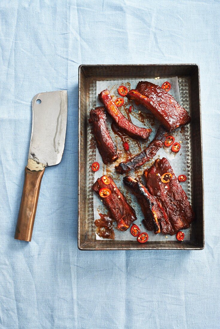 Spareribs mit Barbecuesauce