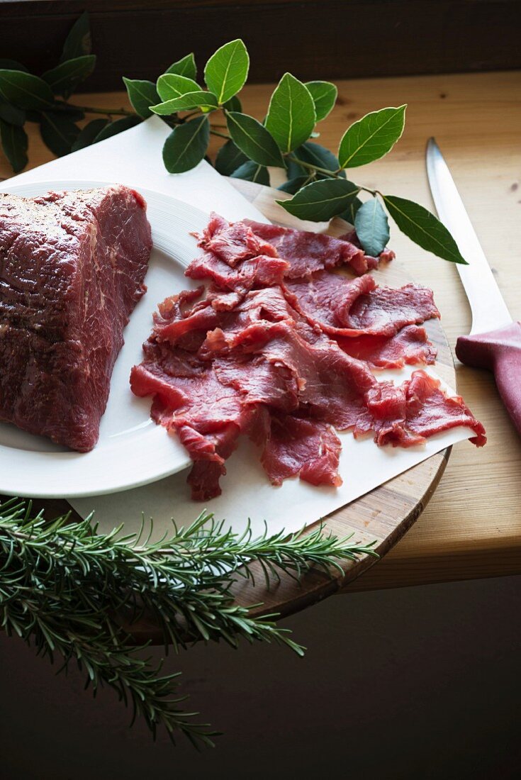 Rindfleisch aus Trentino, Italien