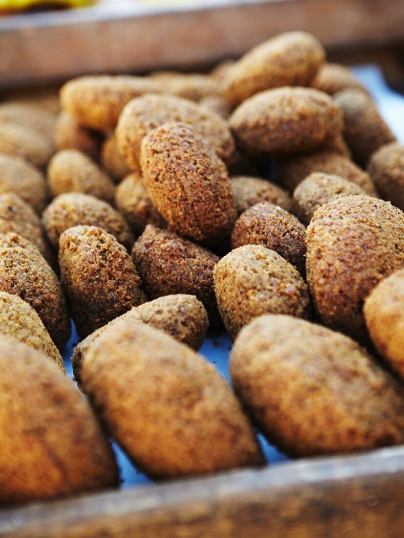 Falafel auf einem Markt