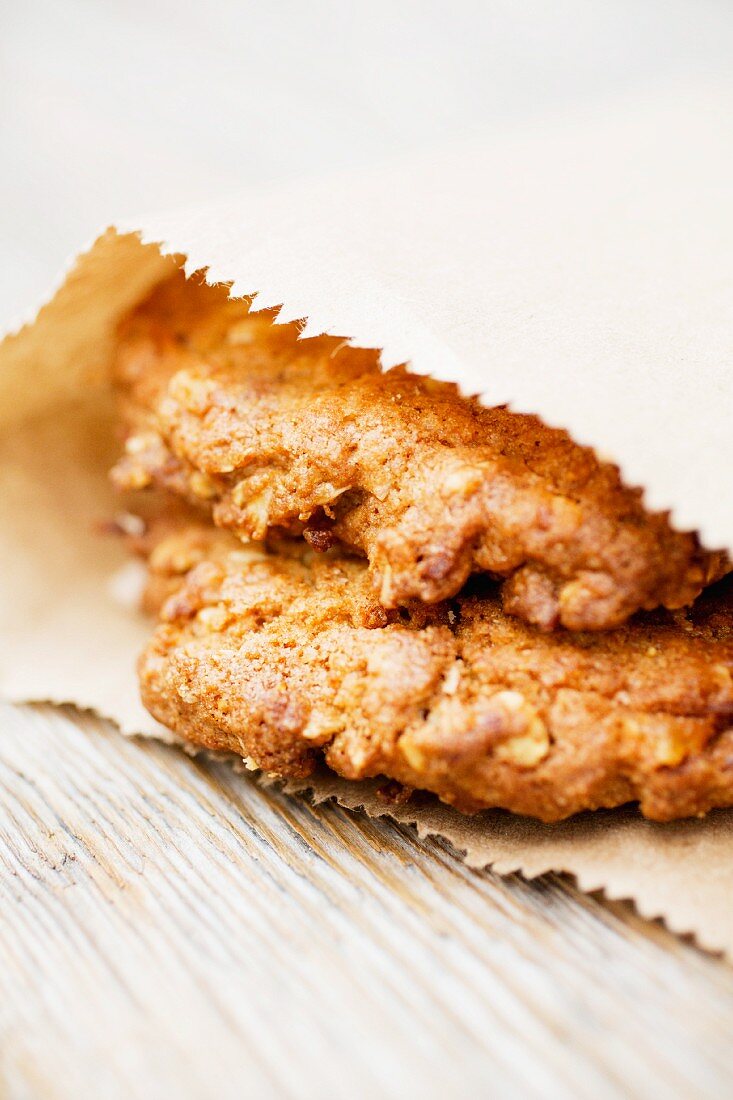 Cookies in a paper bag