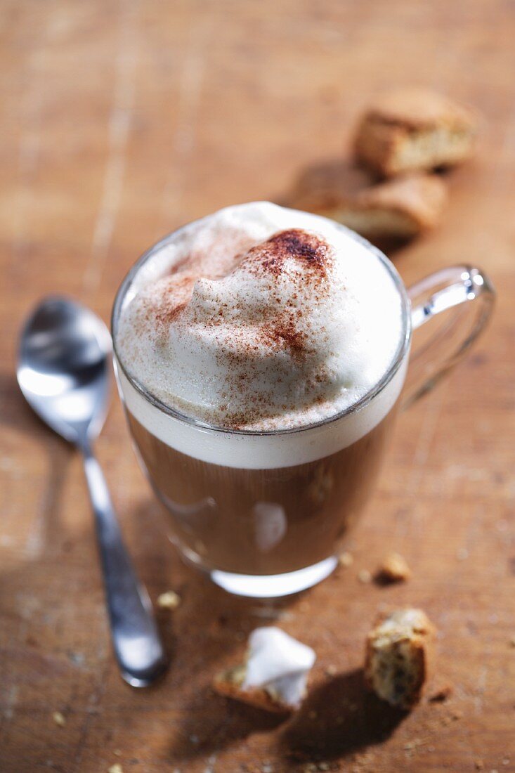 Cappuccino mit Milchschaum