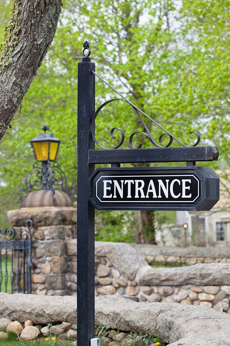 Entrance to beautiful garden