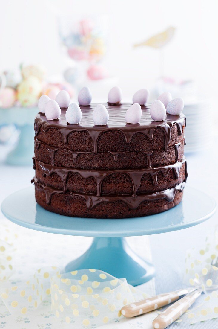 Chocolate cake for Easter