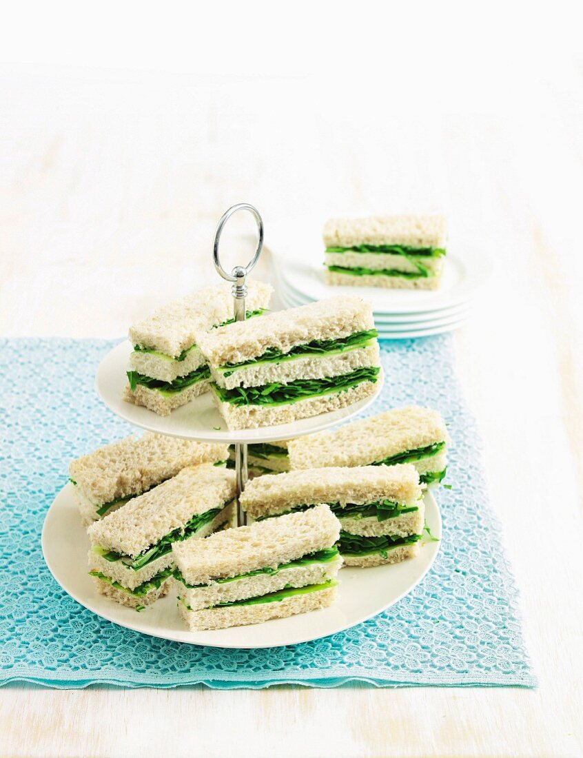 Cucumber Ribbon Sandwiches