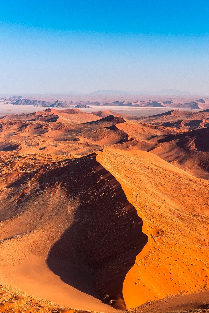 Die Namib-Wüste, Sossusvlei, Namibia