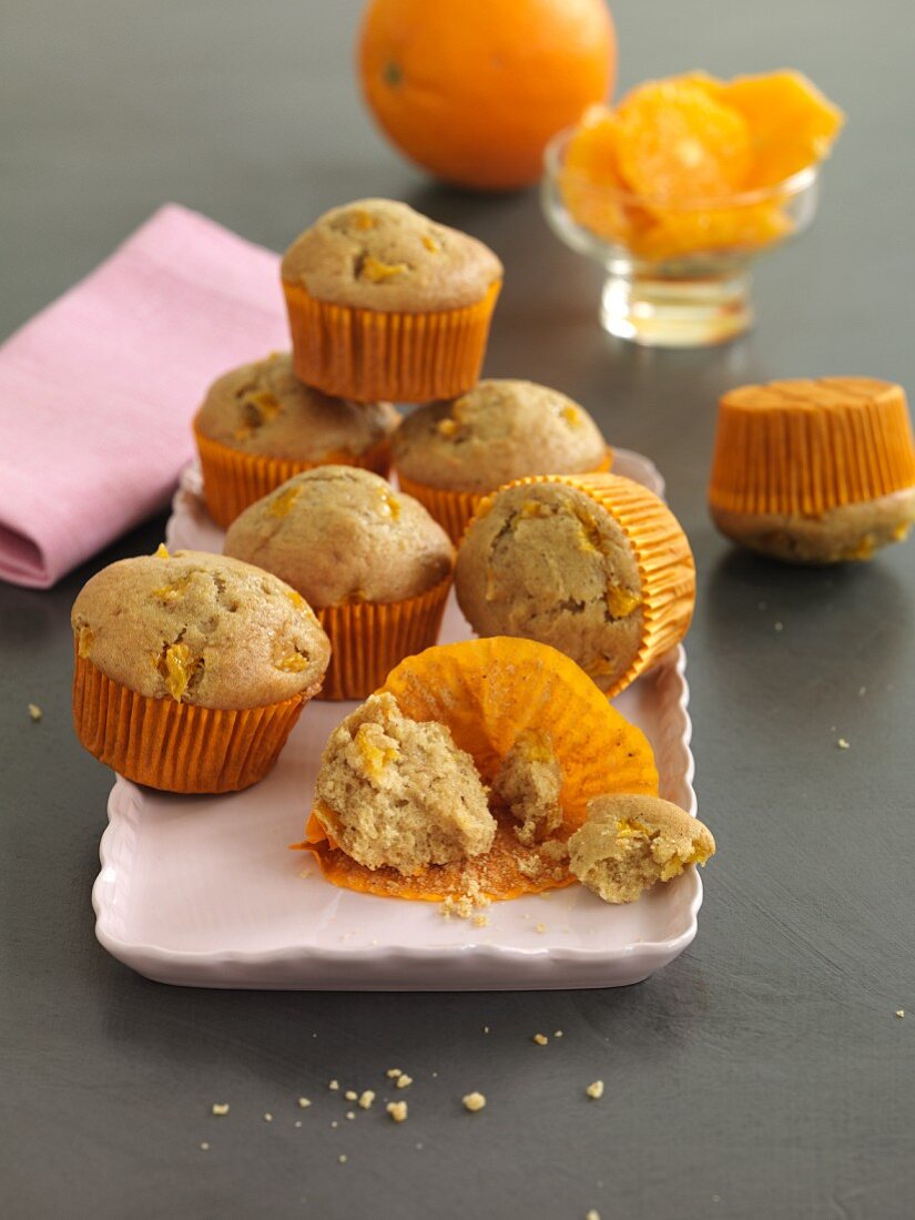 Orangenmuffins