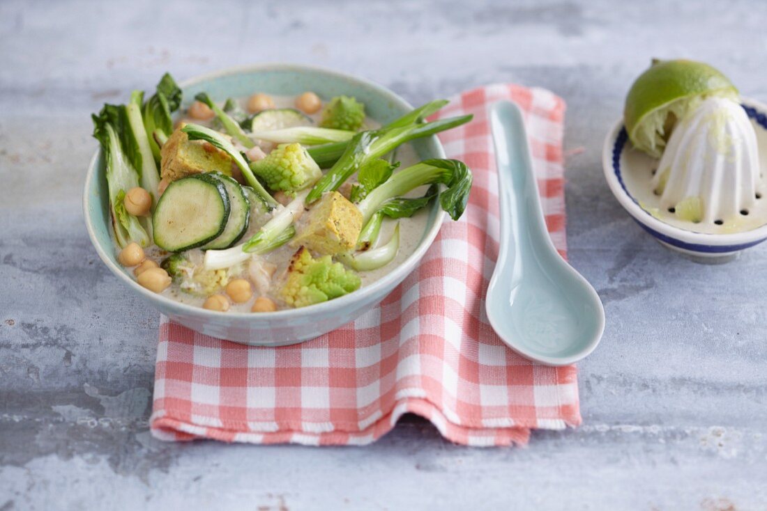 Green vegetable curry