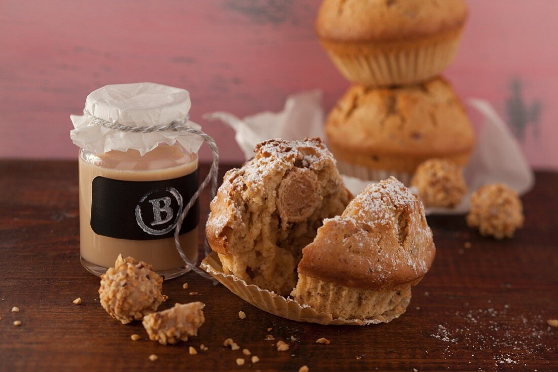 Nut muffins with Baileys