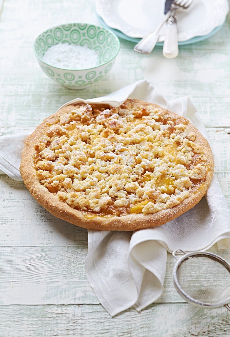 Apfelkuchen mit Kokos-Streusel