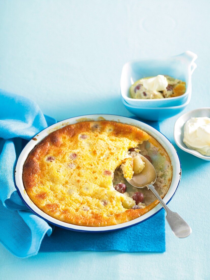 Clafoutis mti Trauben