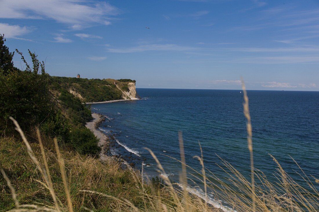 A view of the Baltic sea from the fishing village of Vitt, Rügen