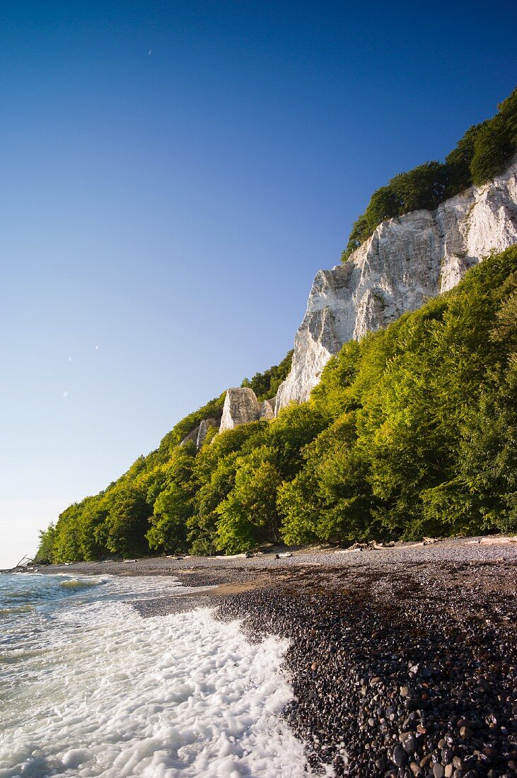 Jasmund National Park on Rügen – a view of the chalk cliffs