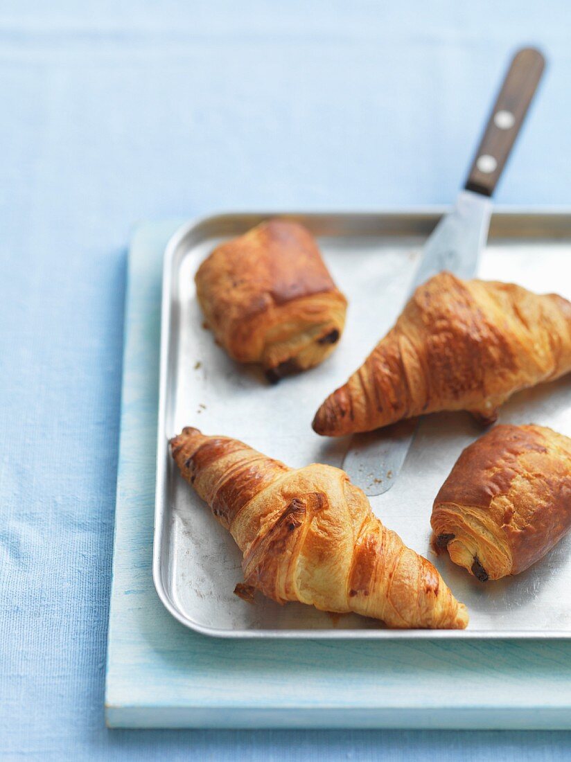 Croissants and pain au chocolat