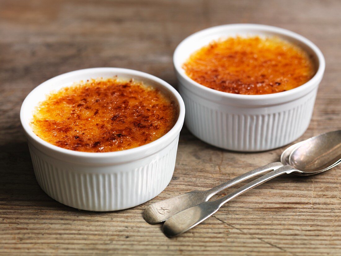 Crème Brûlée (Vanillecreme mit Karamellkruste, Frankreich)