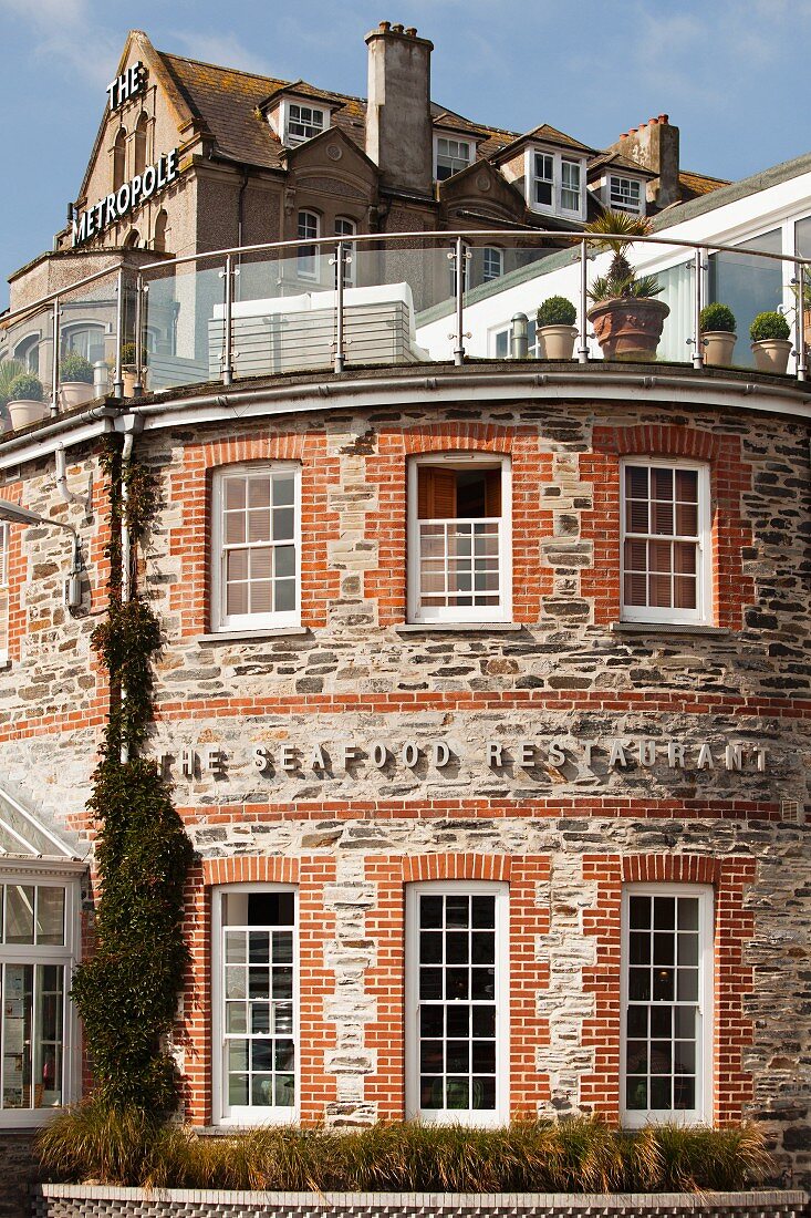 Aussenansicht von The Seafood Restaurant in Padstow (Cornwall, England)